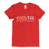 Kwoltee Streetwear logo colored women's ss soft t-shirt
