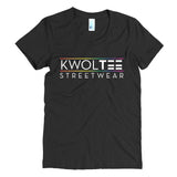 Kwoltee Streetwear logo colored women's ss soft t-shirt
