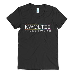 Kwoltee Streetwear logo colored women's ss soft t-shirt