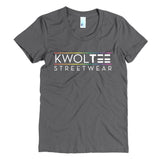 Kwoltee Streetwear logo colored women's ss soft t-shirt
