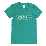 Kwoltee Streetwear logo colored women's ss soft t-shirt