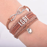 Leather LGBT Bracelet