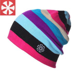 Uni-Sex Rainbow Stripes Knitted Beanie