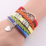 Infinity Love Wins LGBT Heart Charm Bracelet