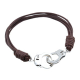 Pride Leather Rainbow Bracelet