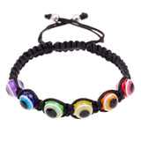 Pride Leather Rainbow Bracelet