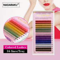 Rainbow Colored Eyelash Extension