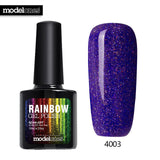 Modelones 10ML Rainbow Glitter Nail Gel