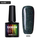 Modelones 10ML Rainbow Glitter Nail Gel