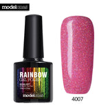 Modelones 10ML Rainbow Glitter Nail Gel