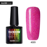 Modelones 10ML Rainbow Glitter Nail Gel