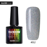 Modelones 10ML Rainbow Glitter Nail Gel