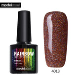 Modelones 10ML Rainbow Glitter Nail Gel