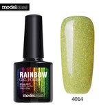 Modelones 10ML Rainbow Glitter Nail Gel