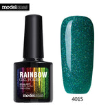 Modelones 10ML Rainbow Glitter Nail Gel