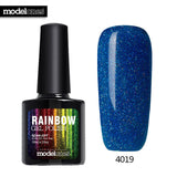 Modelones 10ML Rainbow Glitter Nail Gel