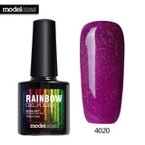 Modelones 10ML Rainbow Glitter Nail Gel