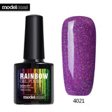 Modelones 10ML Rainbow Glitter Nail Gel