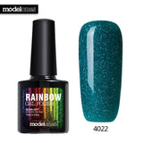 Modelones 10ML Rainbow Glitter Nail Gel