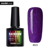 Modelones 10ML Rainbow Glitter Nail Gel