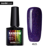 Modelones 10ML Rainbow Glitter Nail Gel
