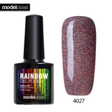 Modelones 10ML Rainbow Glitter Nail Gel