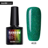Modelones 10ML Rainbow Glitter Nail Gel